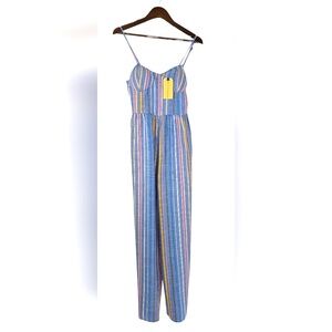 NWT B.O.G Collective‎ Light Blue Jumpsuit Size M